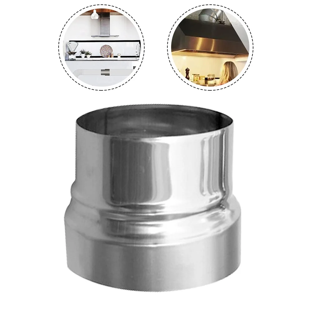 120mm to 100mm Stainless Steel Heat Resistant Chimney Reducer with Secure Seam for Stable and Efficient Ventilation