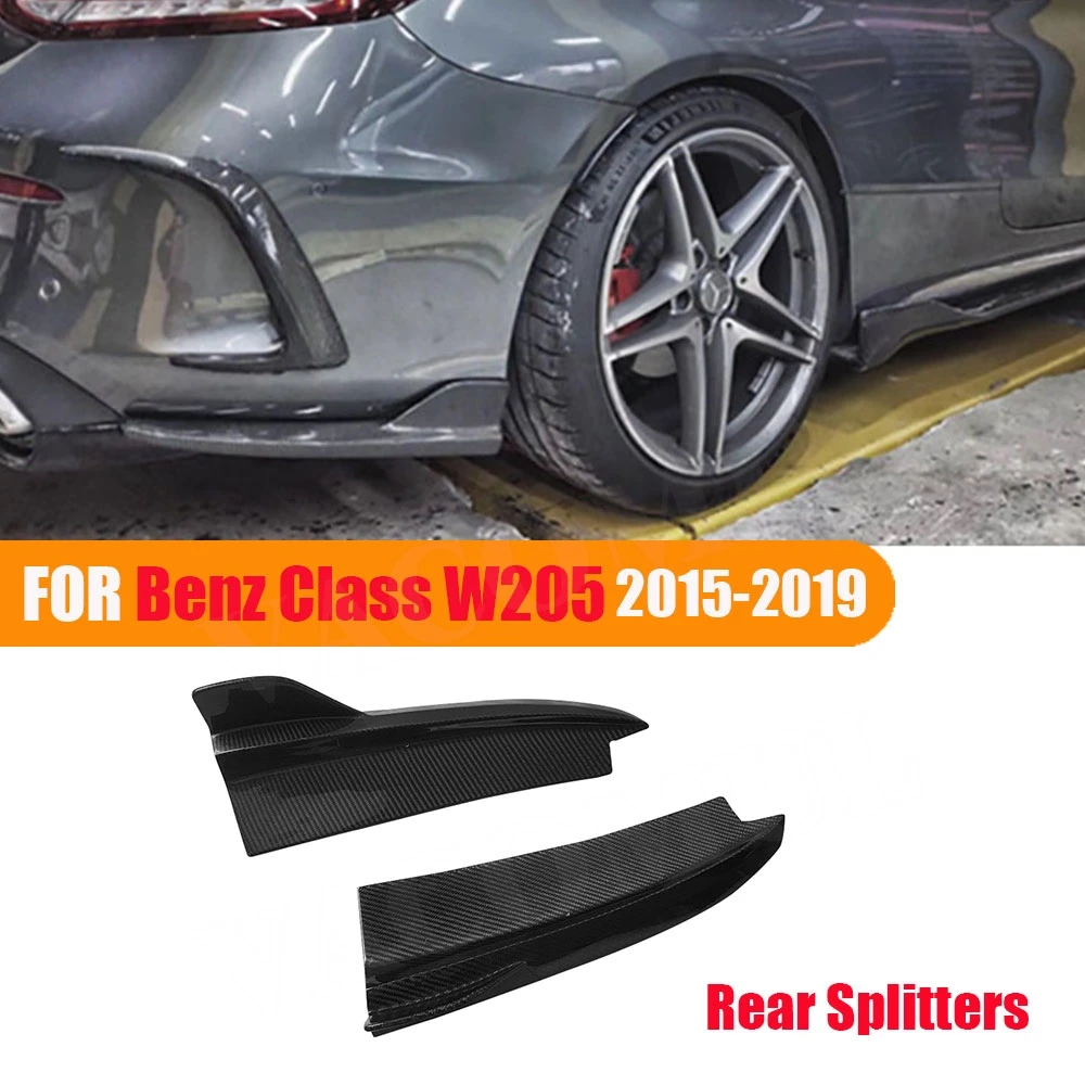

Carbon Fiber Rear Bumper Lip Diffuser Splitters for Benz C class C205 C200 C250 C260 C300 C43 C63 S AMG Coupe 2015 - 2020