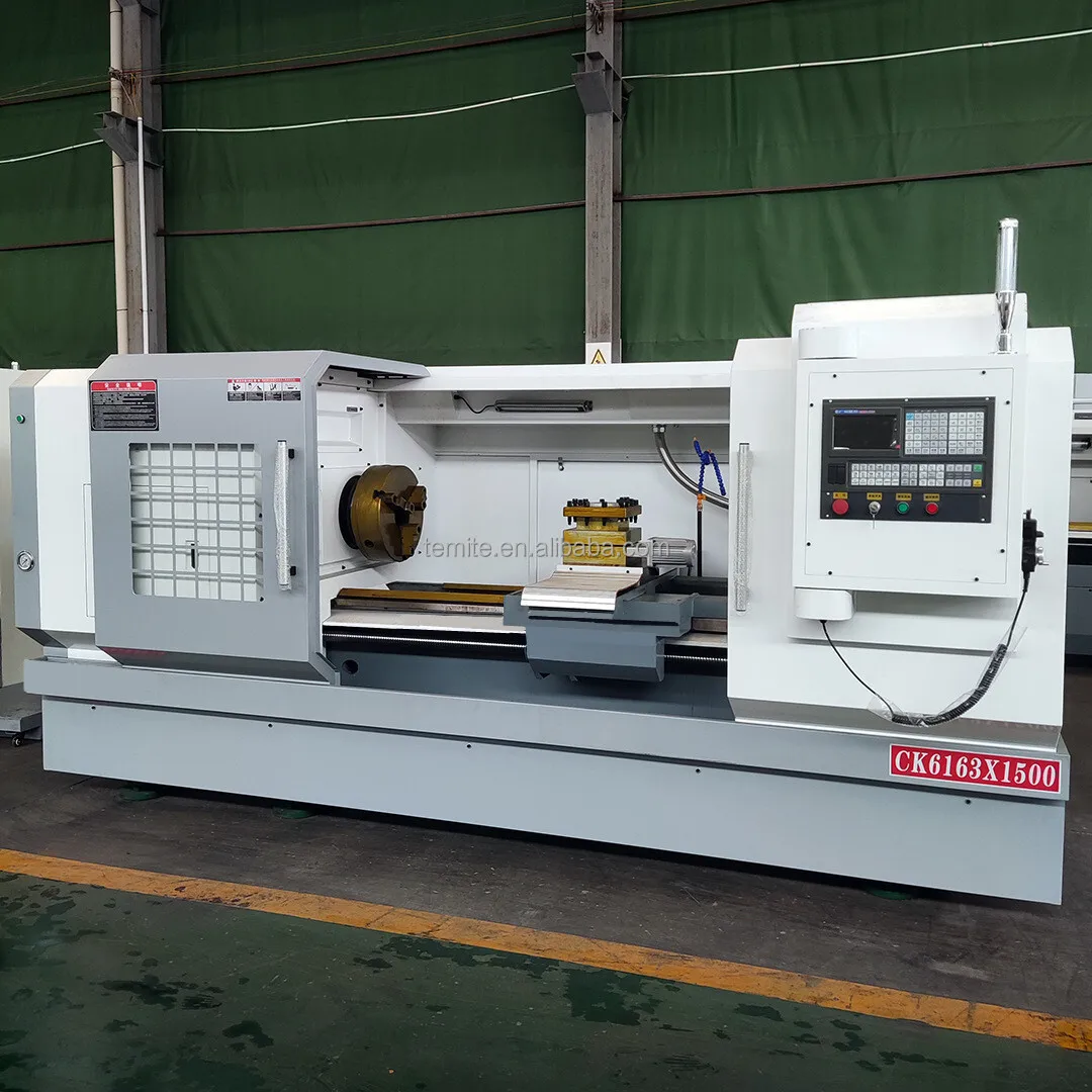 Cheap Price Flat Bed CNC Turning Lathe Hine CK6163 For Wheel Processing