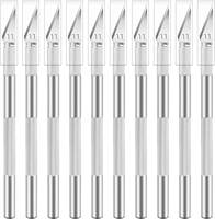 10PCS Exacto Knife, Colorful Craft Knife Kit, Sharp Exacto Knife Set, Precision Hobby Knife for DIY, Art, Cutting, Carving,