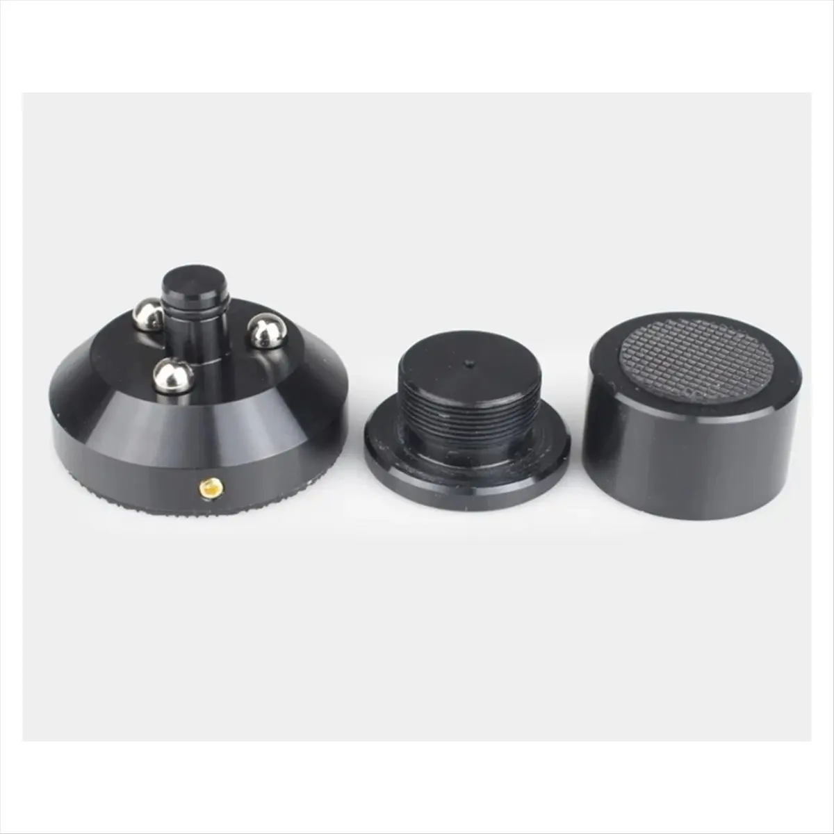 

A45M Speaker Isolation Stand Lead Alloy Adjustable Tray Pad Ceramic Ball Foot Speaker Stand Isolation Feet Spike Silver