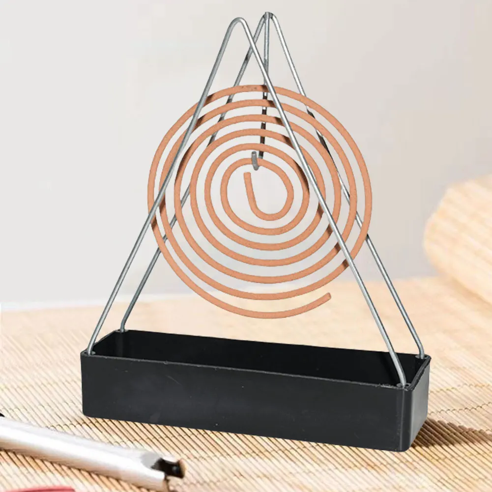 Portable Iron Incense Burner Frame Incense Burner Holder Mosquito Repellent Coil Holder for Bedroom Living Room Kitchen Office