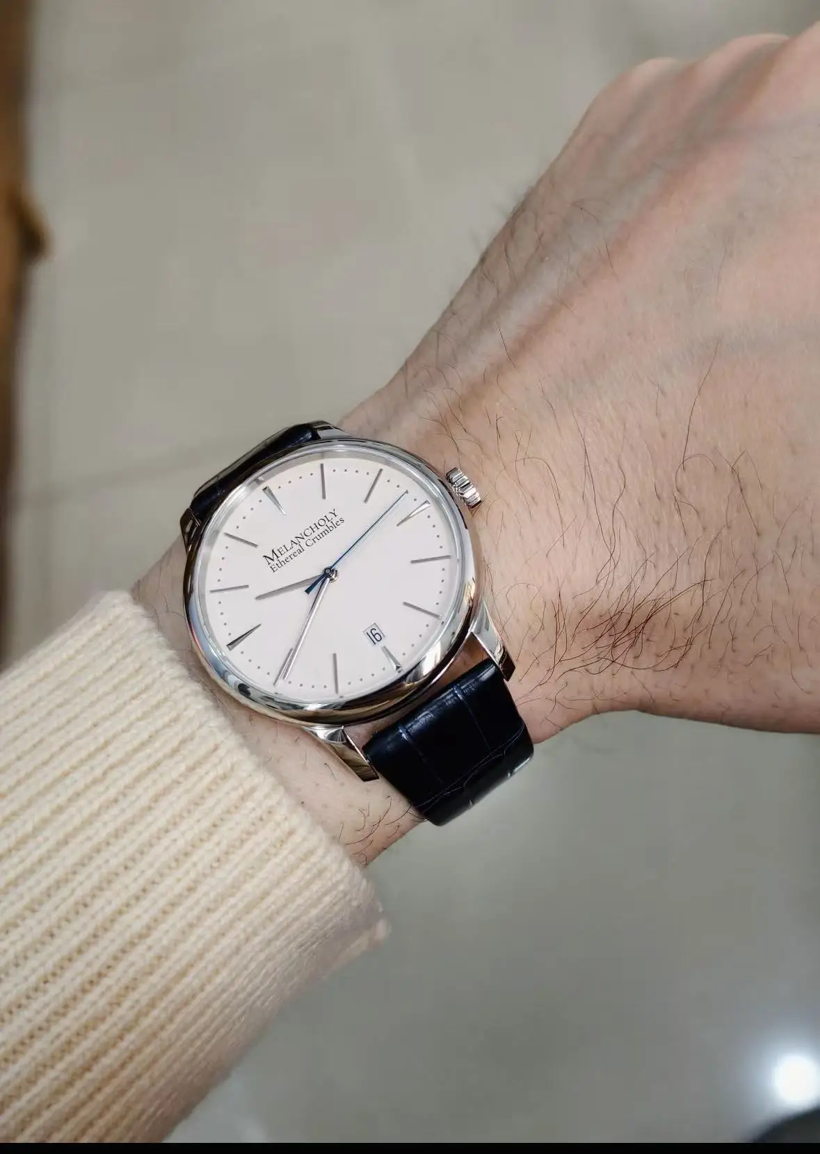 Fashion classic commuting artifact steel chain casual formal watch automatic movement waterproof men's watch