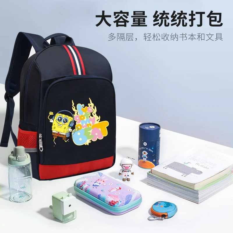 SpongeBob SquarePants Schoolbag Patrick Star Bookbag Travelling Personal Item Backpack Cute Cartoon Printing Lightweight Gifts