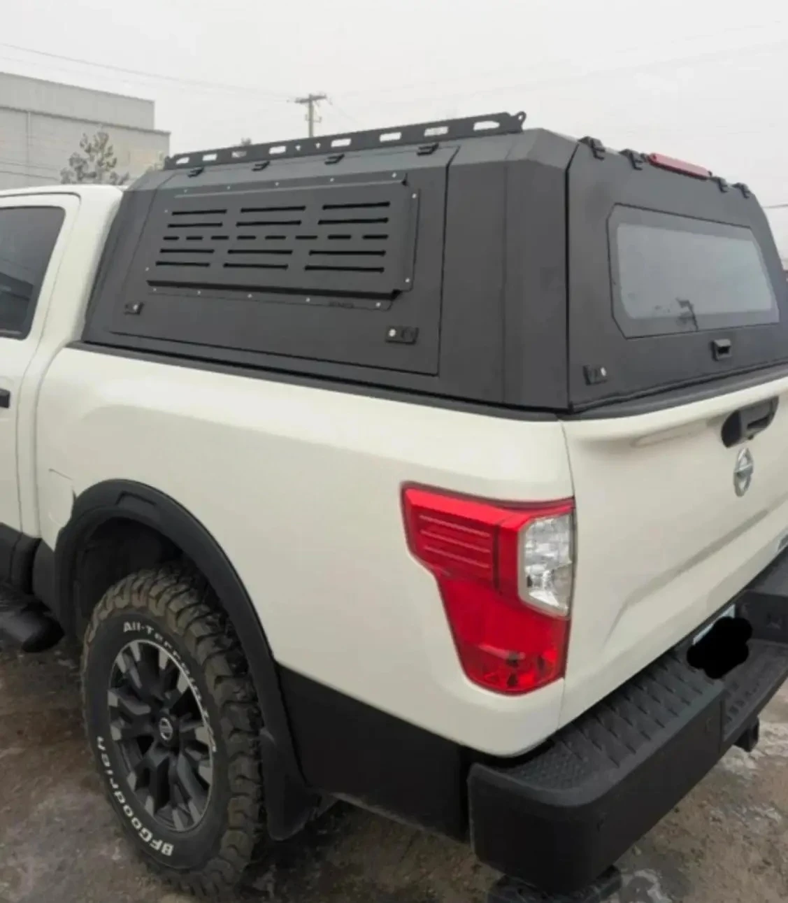 Rainproof Anti-rusted Pickup Smartcap Camping 4X4 Customized Aluminum Truck Bed Topper For Nissan Titan 5.5ft Hardtop Canopy