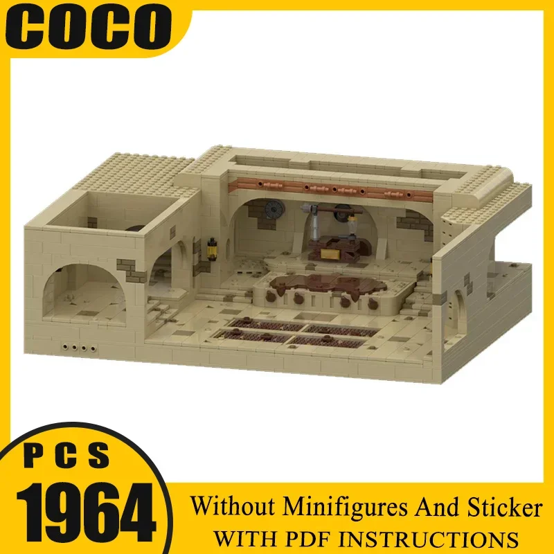 

Popular Star Movie Model Moc Building Bricks Desert Throne Room Technology Modular Blocks Gifts Christmas Toys DIY Sets Assembly