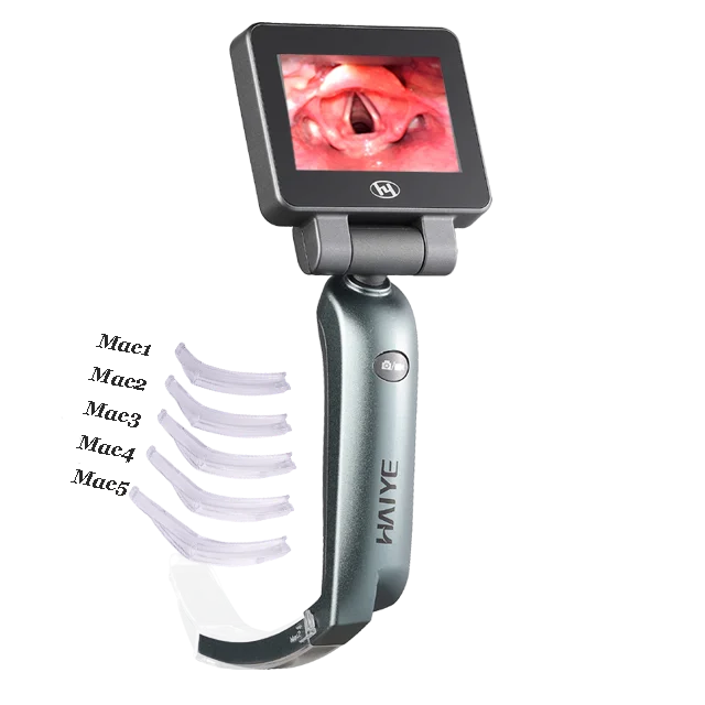 

unibody integrated intubation video with disposable single use blades first aid kit