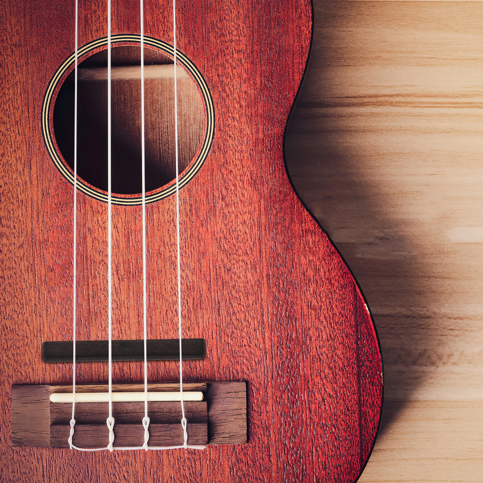

Acoustic Electric Ukulele Bridge Saddle Wood Durable Guitar Making Replacement Parts Accessories Acoustic Guitar Accessories