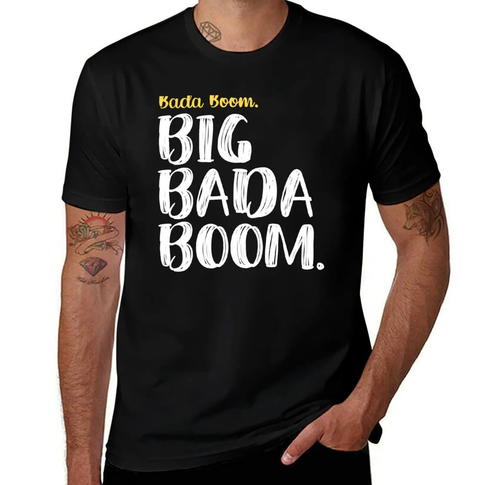 Big Bada Boom. T-Shirt Plus Size Lightweight Top T-Shirt