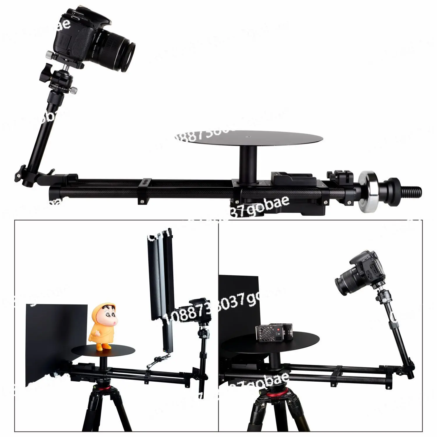 Table Time-lapse Photography Electric Rotating Table Mobile Phone Camera Video Recording Ring Object Shooting