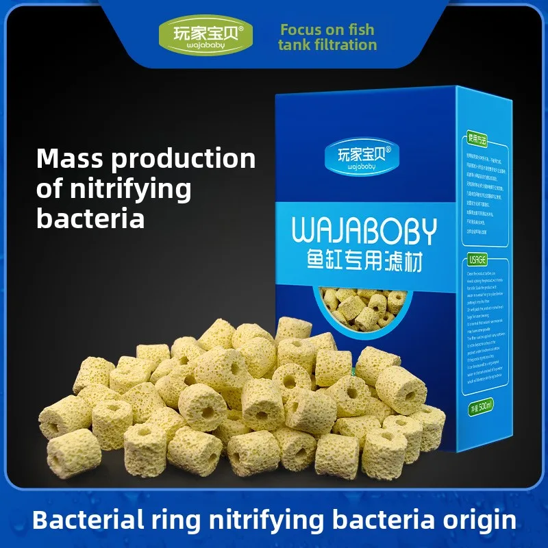 WAJABABY Far-Infrared Ceramic Bio Rings - Porous Filter Media to Enhance Water Molecular Activity & Beneficial Bacteria Growth