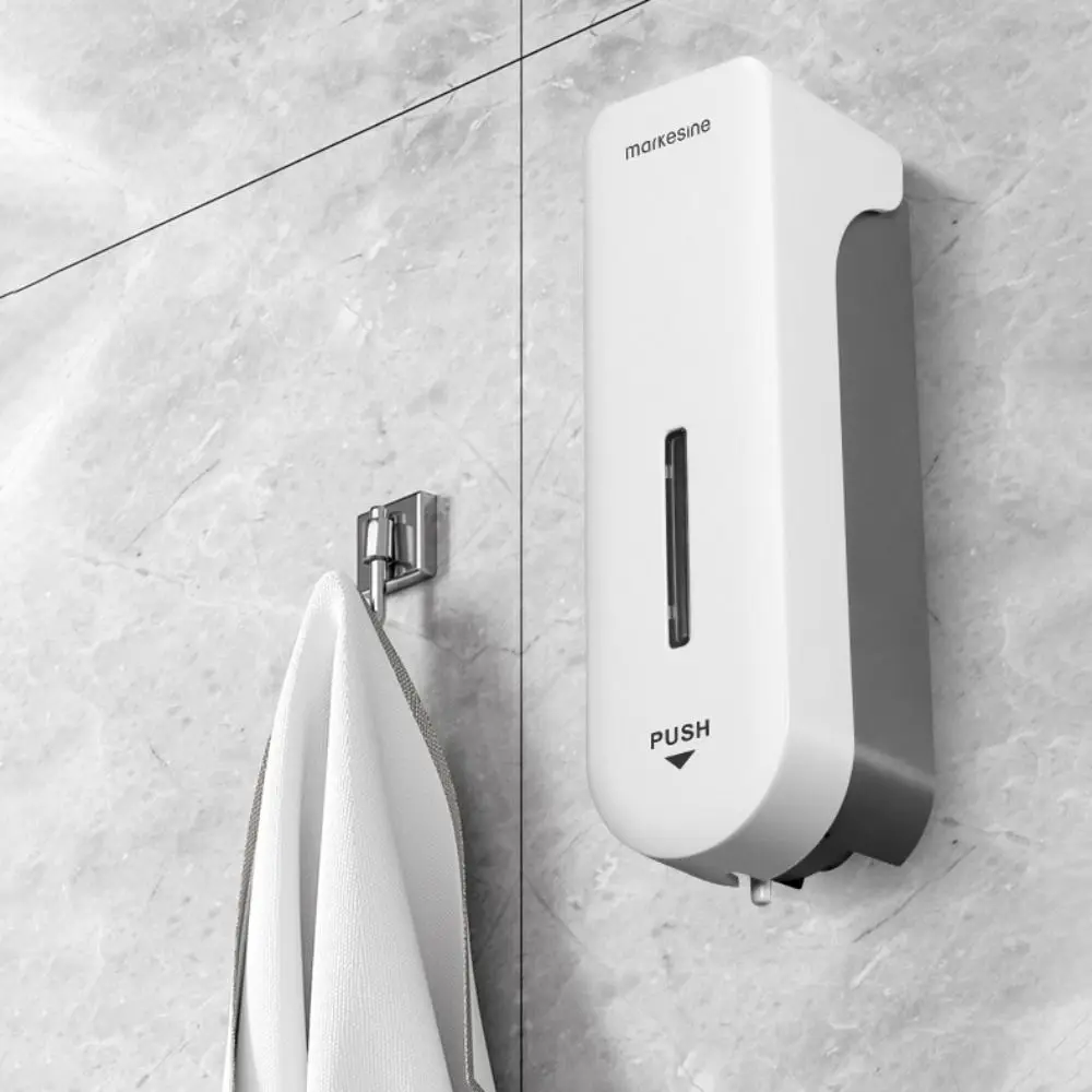 壁掛けドリル不要ソープディスペンサー滴下防止デザインプレスポンプ壁掛けソープディスペンサー耐久性のある大容量