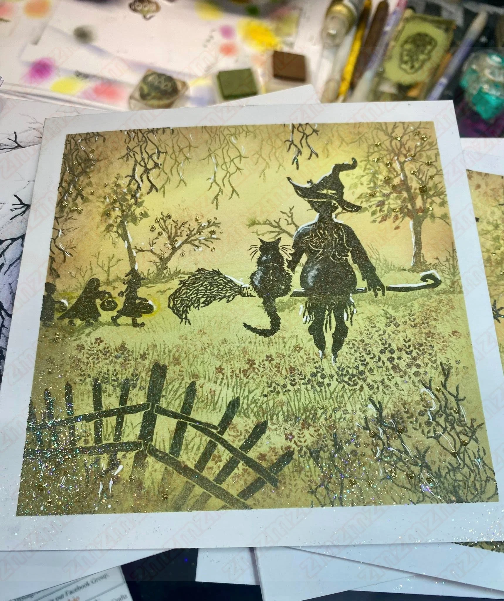 هالوين 2025 شجرة اليقطين الساحرة واضح Stamps DIY بها بنفسك سجل القصاصات تنقش الحرفية ورقة بطاقة قالب الحرفية لوازم الديكور