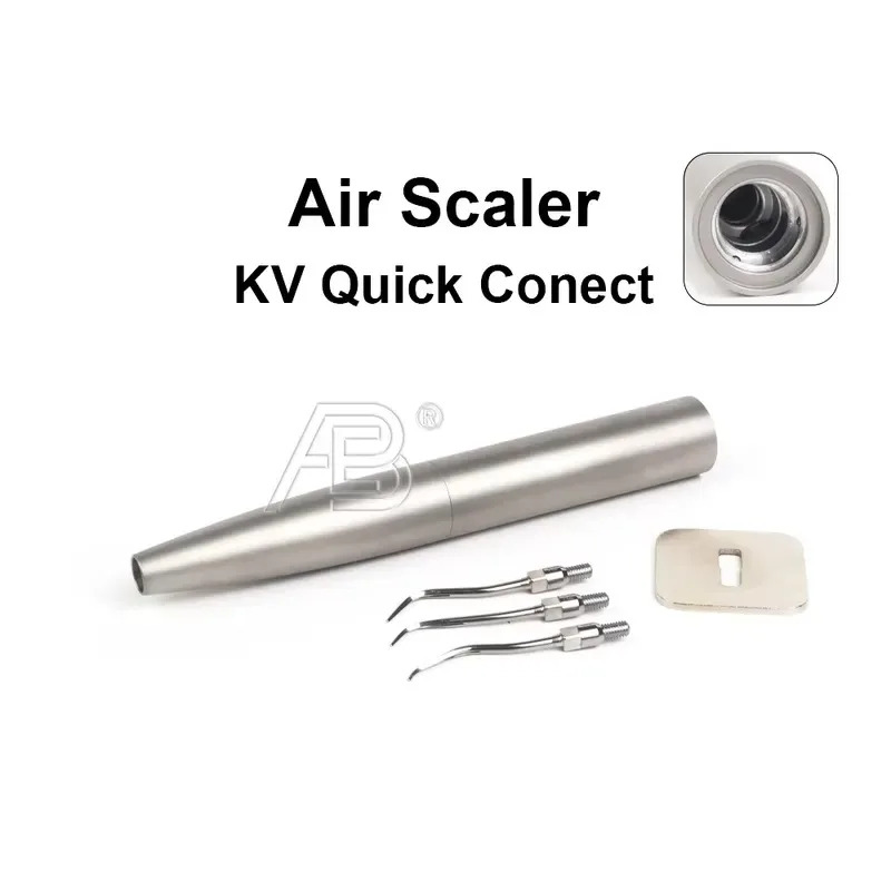 Hot Sale Hygienist Air Scaler Handpiece Style Coupling Oral Cleaning Tools Equipment with 3 Scaling Tips