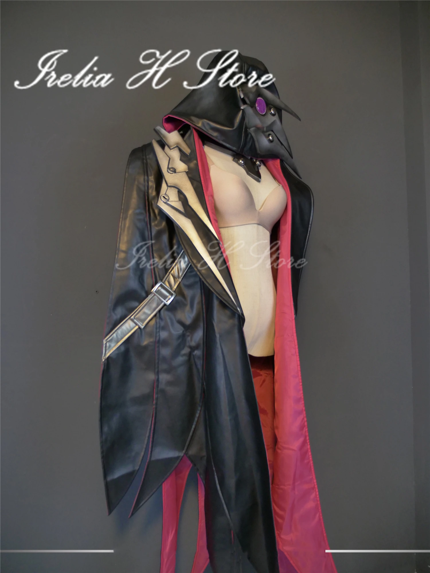 Irelia H Store Honkai Impact 3 Natasha Cioara Raven Cosplay Costume Full set with shoes High Quality Custom made/size