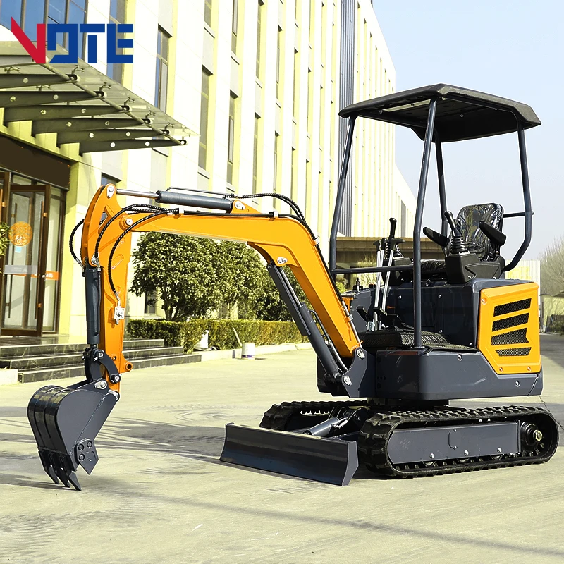 Chinese Wholesale cheap Earth moving machinery 1 ton 1.5 t 1.8 ton 2 ton micro mini excavator