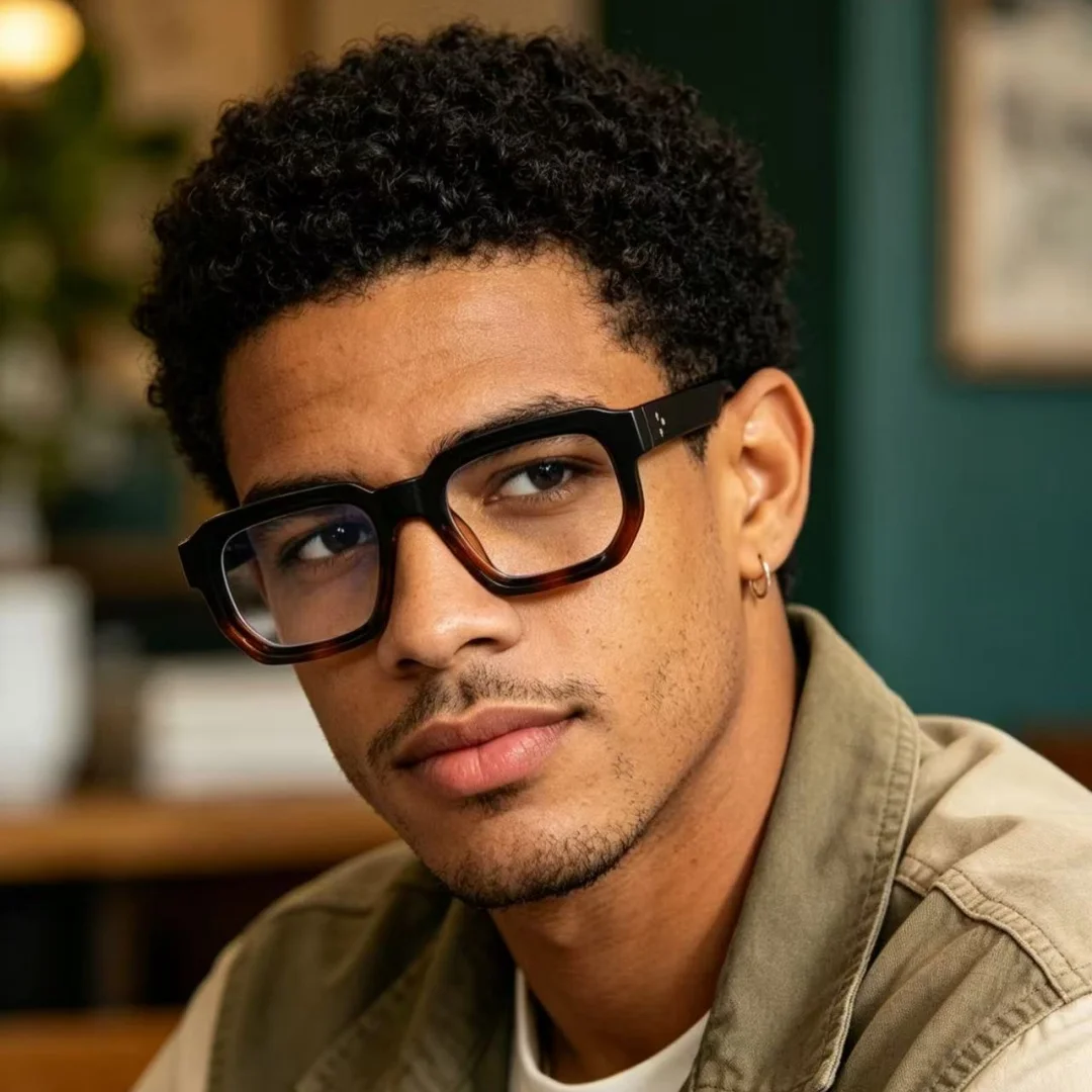 Vintage Eyeglasses Frame for Men and Women Reading Glasses Square High Quality Eyeglasses Retro Spectacles Men Presbyopia
