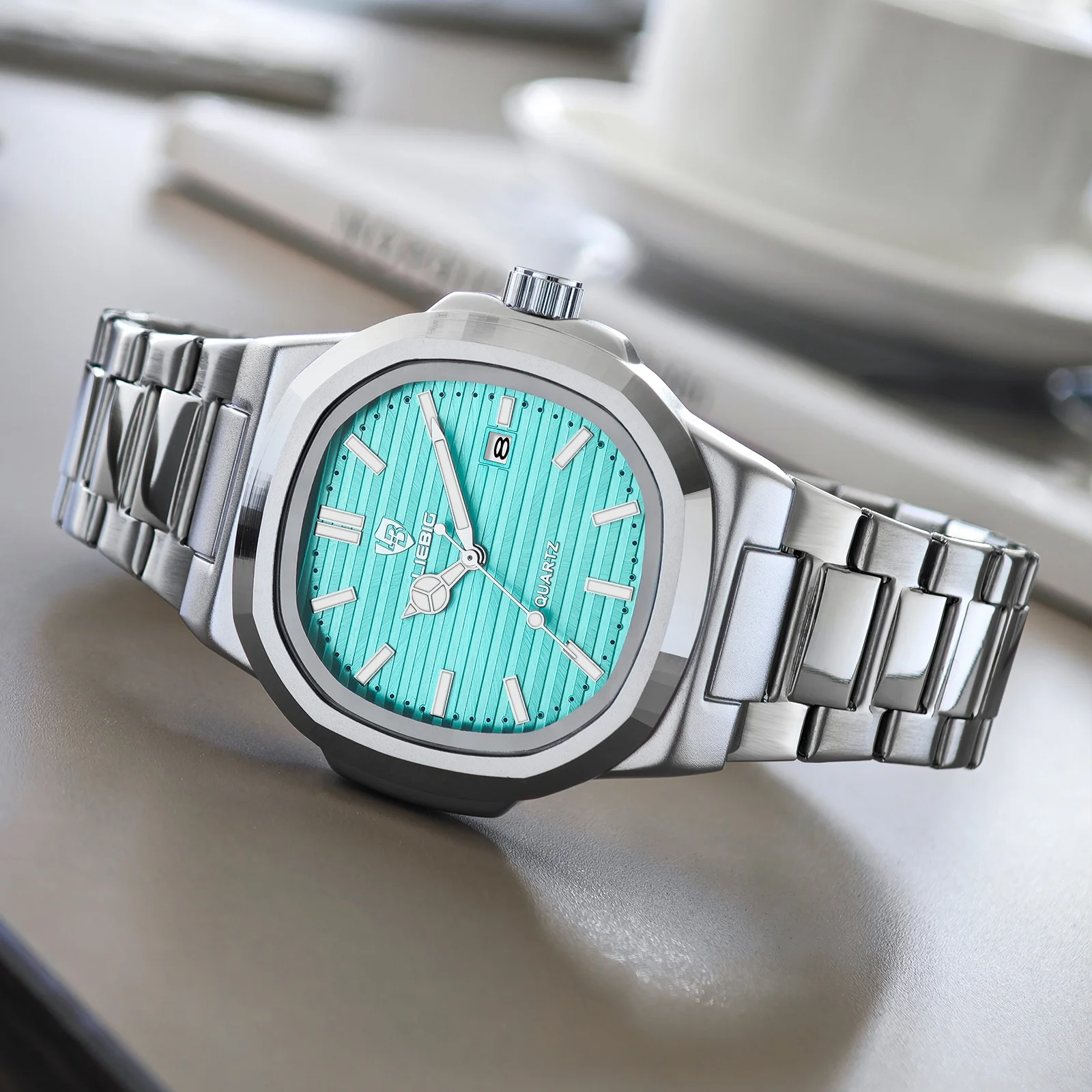 LIEBIG Business Classic Fashion Movement Quartz Watches Lady Luxury Calendar Waterproof Wristwatches For Men Women Reloj Hombre