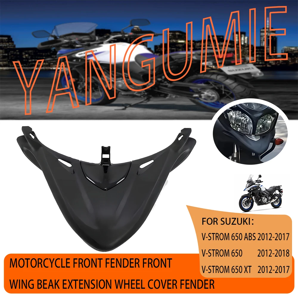 

Fit For Suzuki DL 650 Vstrom DL650 V-strom 2012-2018 2017 2016 Motorcycle Beak Nose Cone Extension Front Fender Fairing Winglets