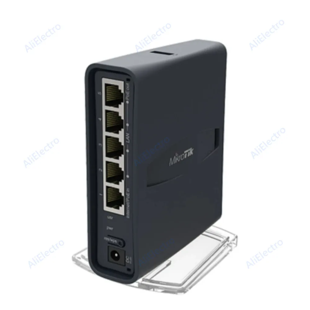 Imagem -04 - Mikrotik Hap Ac2 2.4 & 5g Wifi com Cinco Portas Ethernet Gigabit Rbd52g5hacd2hnd-tc Duplo-ponto de Acesso Simultâneo Novo