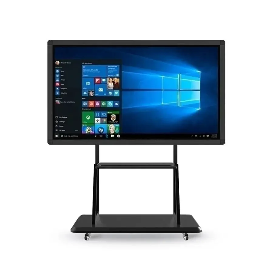 

50 55 65 75 86 98inch LCD Display Interactive Panel All in One Computer Flat Panel for Education and Meeting Conference