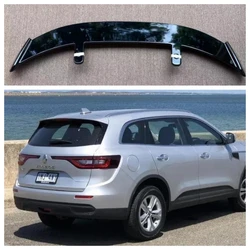 For Renault Koleos Spoiler 2016-2020 High Quality ABS Plastic Carbon Fiber Look Hatchback Roof Rear Wing Body Kit Accessories