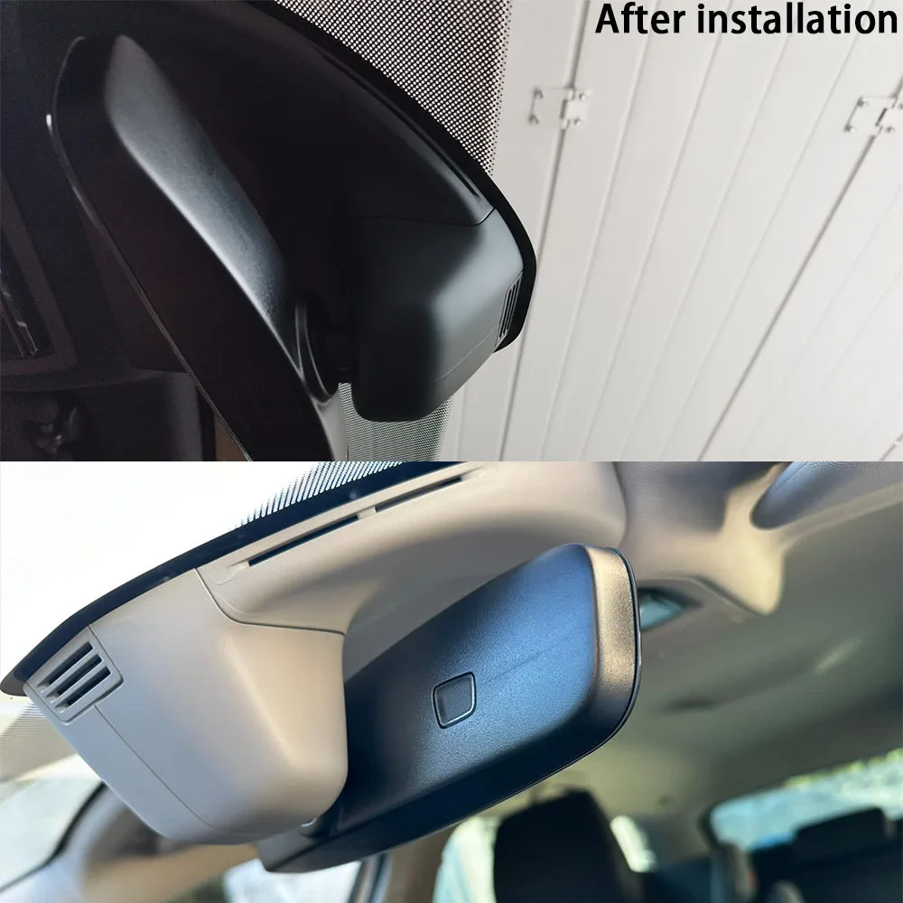 for Skoda Octavia 4 Mk4 NX 2019-2025 Dash Cam Front Rear Camera DVR Plug and Play Video Recorder 24h Record HighCity