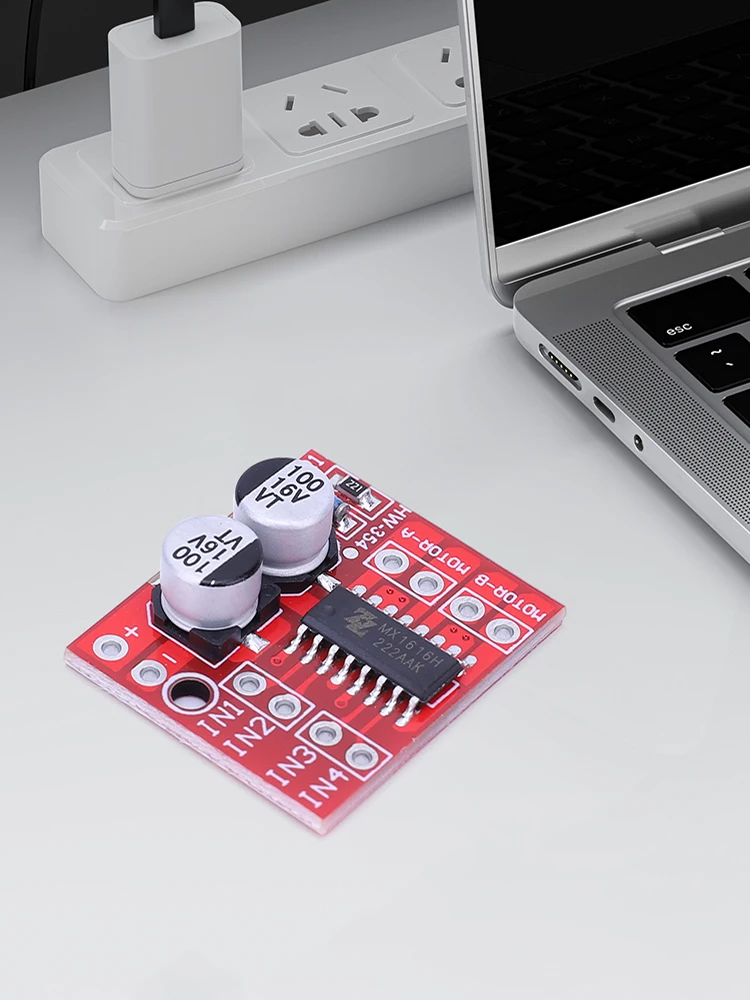 L298N تيار مستمر محرك متدرج مجلس المزدوج H جسر صغير موتور تيار مباشر وحدة تحكم 2.5A عكس PWM سرعة مكونات إلكترونية