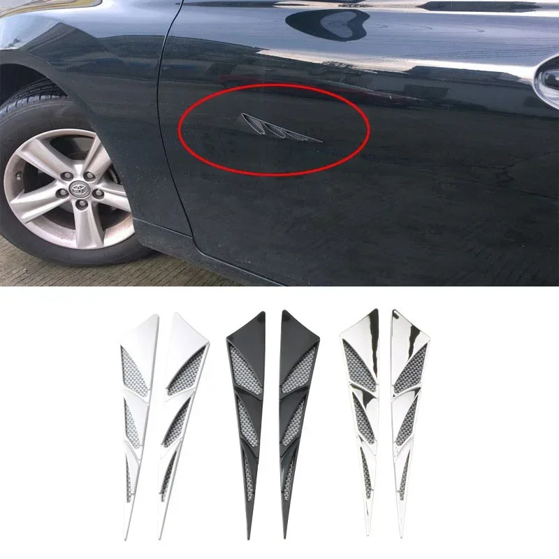 Automotive universal engine hood false air outlet decorative sticker for air inlet modification of automotive external parts