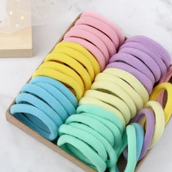 20-200 PCS/Set Hairbands Elastic Hair Band Acessórios Para Mulher Meninas Pinkycolor Candy Sweet Colorful Ponytail Titular Scrunchies