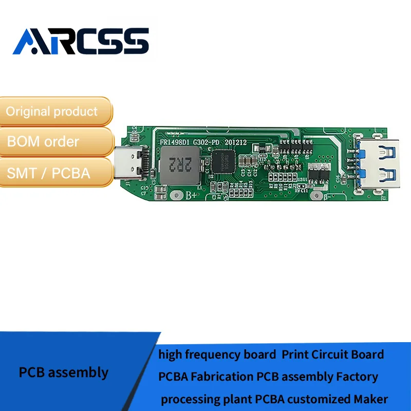 Hoogfrequente printplaat PCBA Fabricage PCB-assemblage Fabrieksverwerkingsfabriek PCBA aangepaste Maker