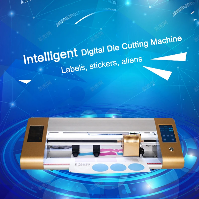 TT450 Digitale Selbst-Adhesive Label Stanzen Maschine Schriftzug Maschine DIY Schneiden Gravur Maschine CCD Gravur Maschine