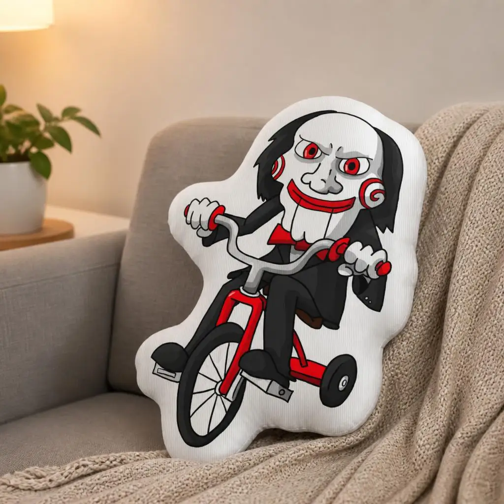 Saw Movie Billy Cushion Irregular Stuffed Throw Pillow Home Decor Gift Sofa Bed