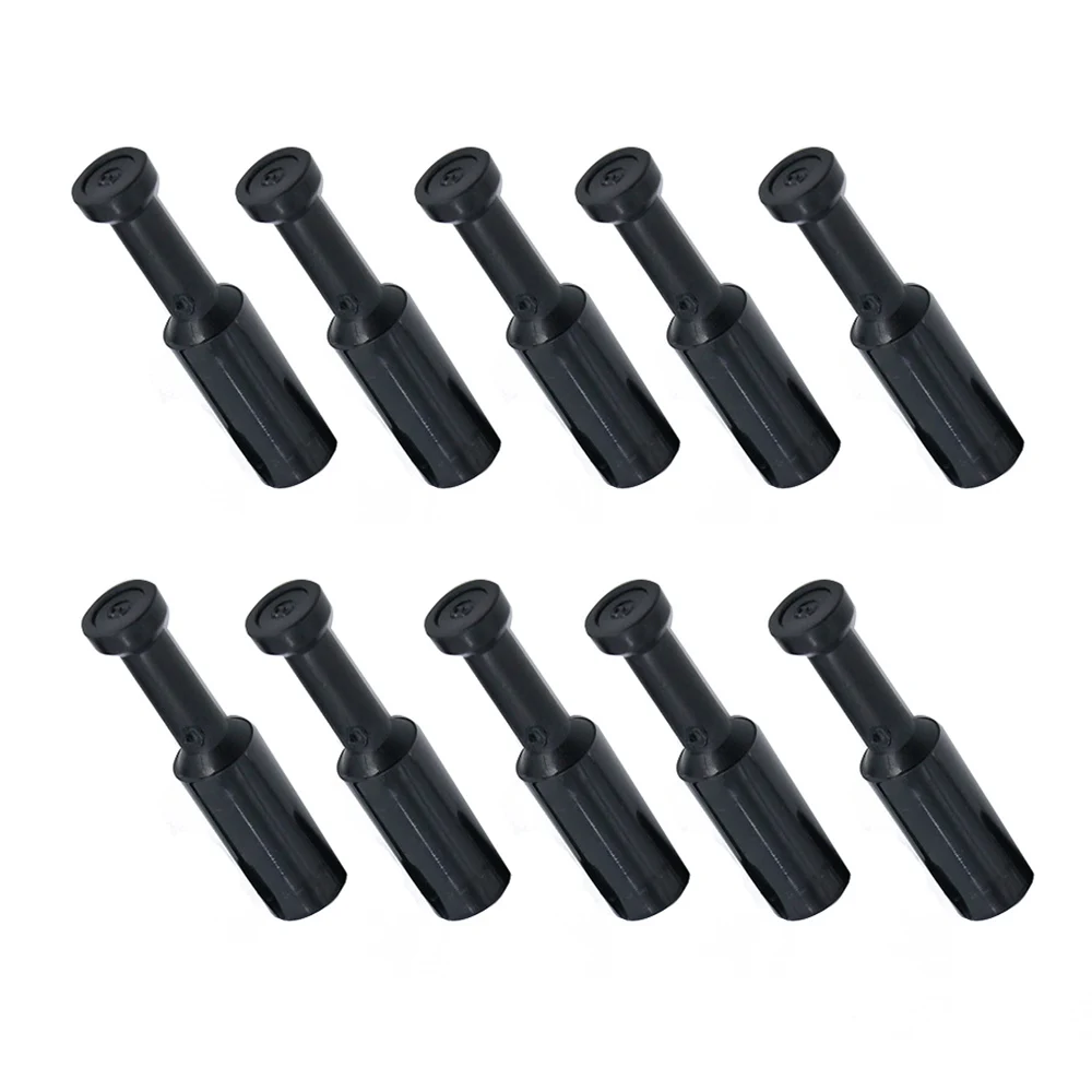 6mm End Plug End Cap Hole Seal Stoppers leakproof Slip-Lock Plastic PP Air Hose Tube Push Fit Connector 10pcs