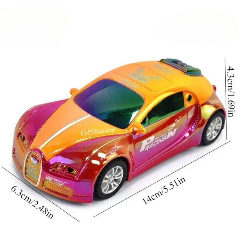 Metalen voertuig Mini-autospeelgoed 1:32 Hoogwaardig plastic automodel met licht en geluid Miniatuur speelgoed Kerstcadeau voor kinderen