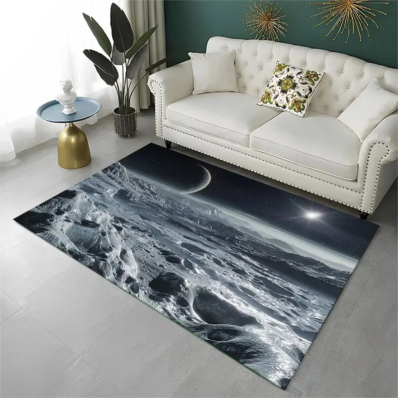 Rainbow Chakra Yoga Mandala Meditation Large Area Rug Non-slip Durable Carpet for Bedroom Living Room Sofa Doormat Floor Mat