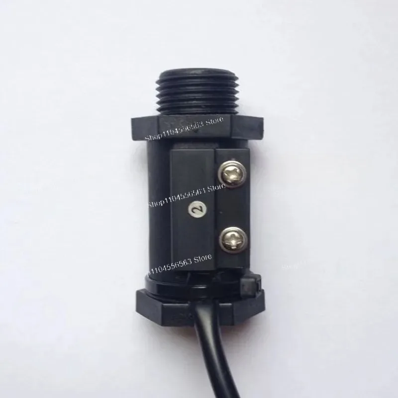 FS-2P / FS-3P Water Flow Switch, High Precision Black Plastic Float Type Flow Sensor for Water Chiller Cooling System
