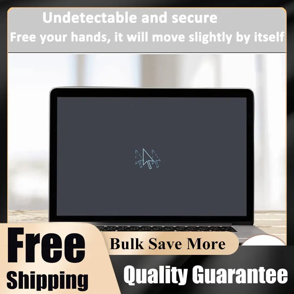 Mini Mouse Movement Simulator Undetectable USB Automatic Move Cursor Shaker Keeps Awake with ON/OFF Indicator Light for Computer