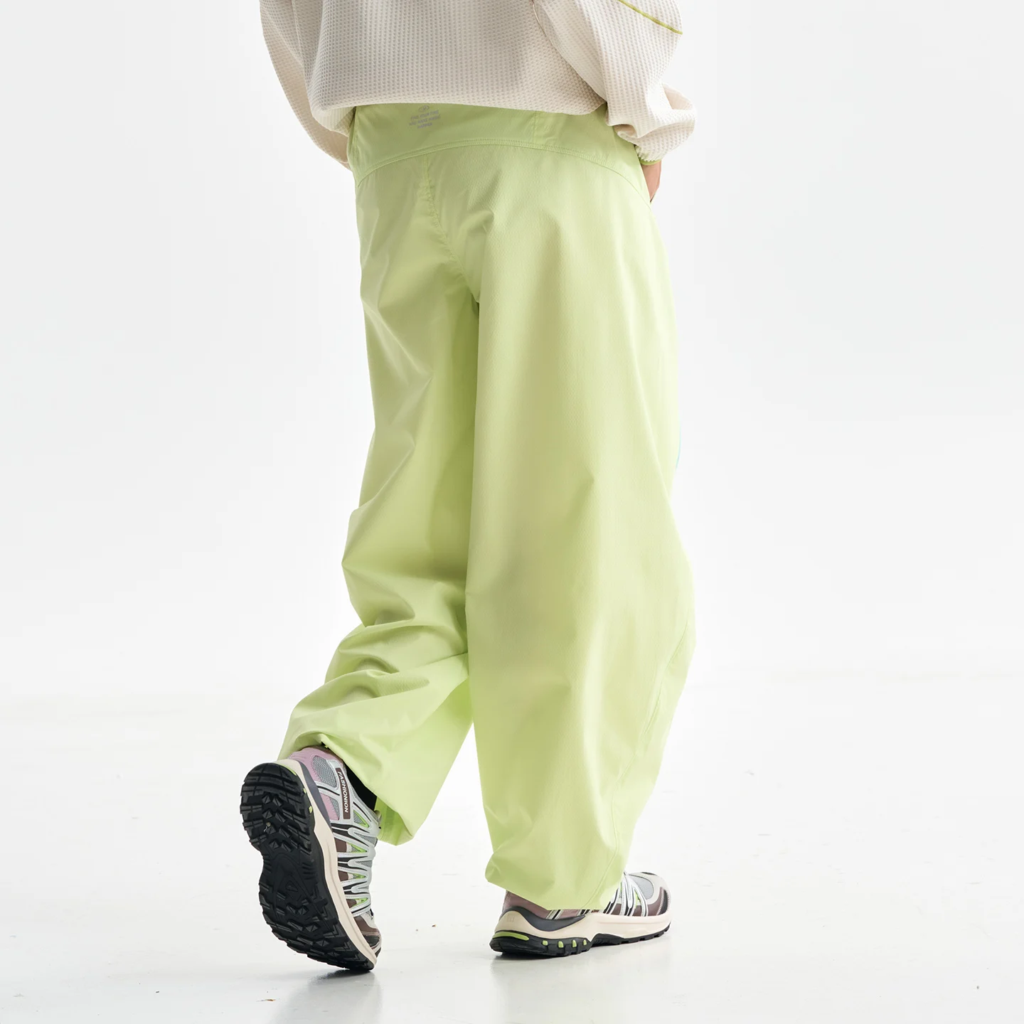 Unisex Loose Casual Pants Water-Repellent Ripstop Anti-Static Quick Dry Adjustable Cuffs Trekking Trousers Straight & Jogger