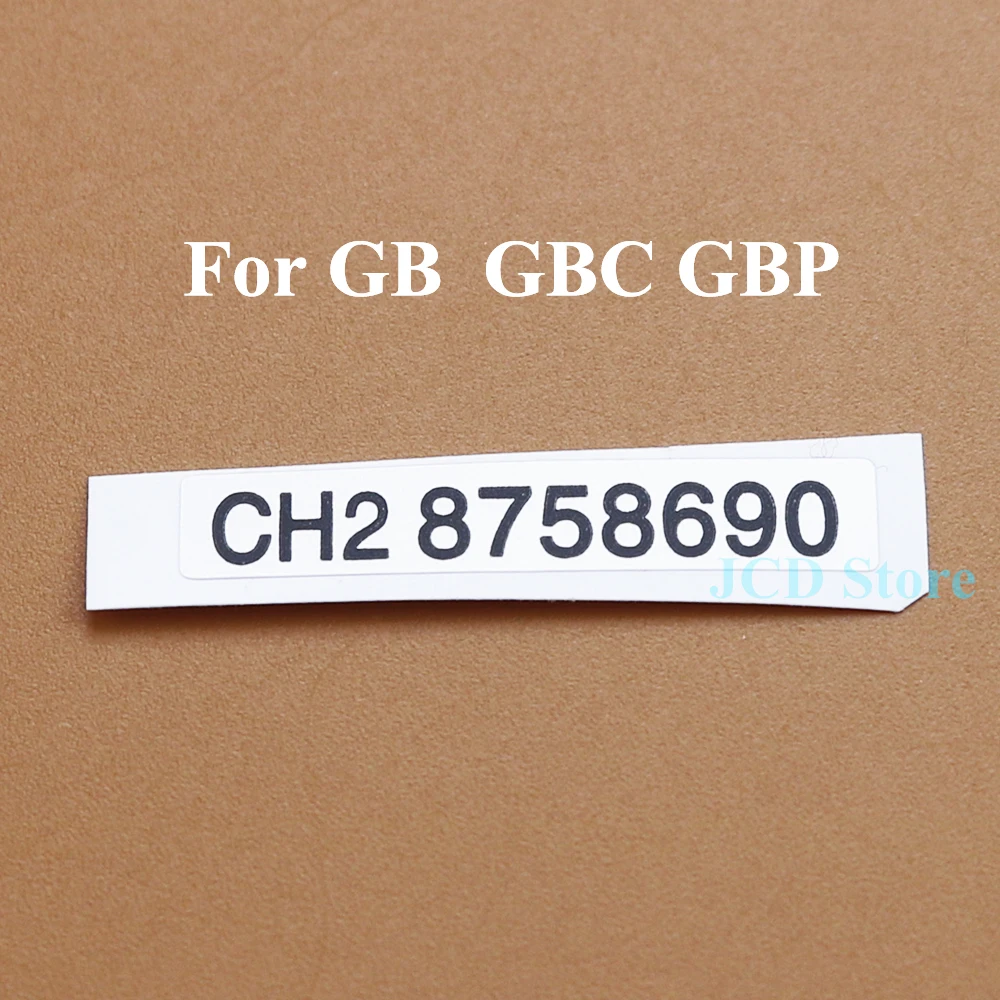 10 個新しいラベルバックステッカーゲームボーイアドバンス GBA SP GBC カラーシェルシリアル番号ステッカー Nintend ゲームボーイポケット GBP