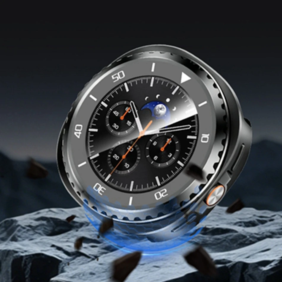 Metalowa obudowa do Samsung Galaxy Watch 8 Classic 46mm, odporna na wstrząsy, ochronna osłona, tylna obudowa PC, bumper, akcesoria do GALAXY Watch 8 Classic — zdjęcie produktu 5