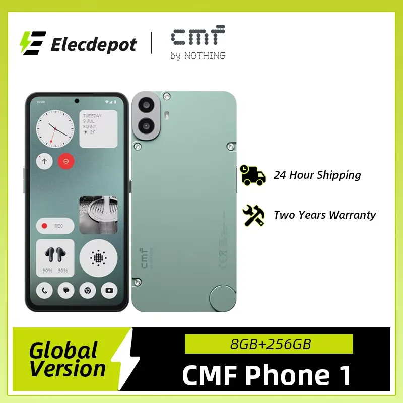 Global Version CMF Phone 1 5G Smartphone  6.67” AMOLED Display 120HZ MediaTek Dimensity 7300 50MP camera 5000 mAh Battery