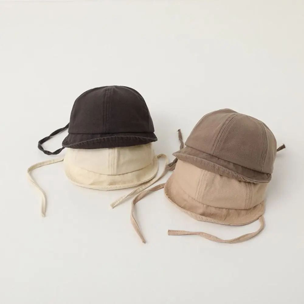 

Simple Peaked Cap Baby Hat Sunshade Hat Spring Summer Baby Baseball Hat Solid Color Cotton Girl Boy Sun Hat for Toddler