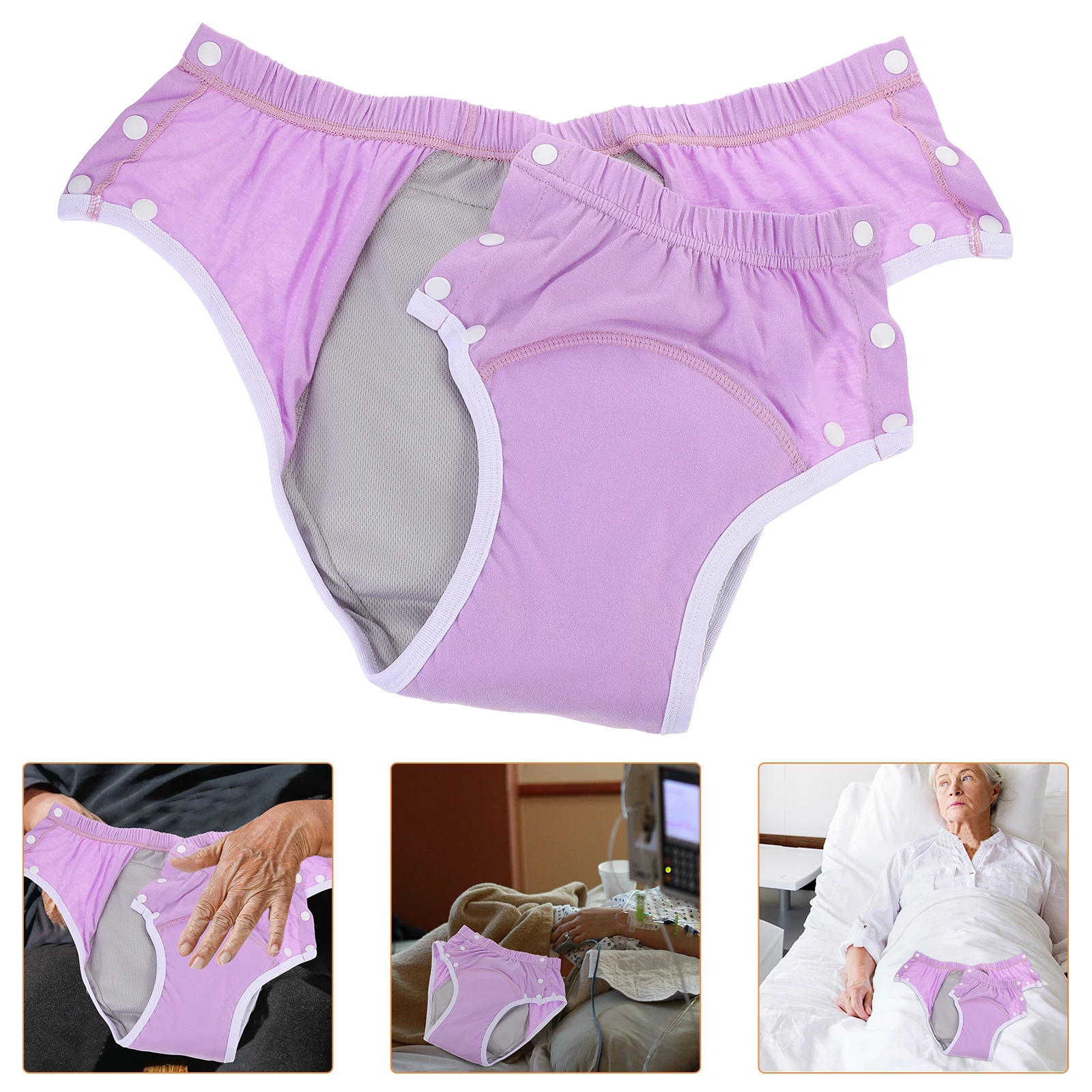 

Reusable Adult Diapers Washable Urinal Pant M Size Cotton Anti leak Elderly Teen Cloth Diaper Postpartum Protection Incontinence