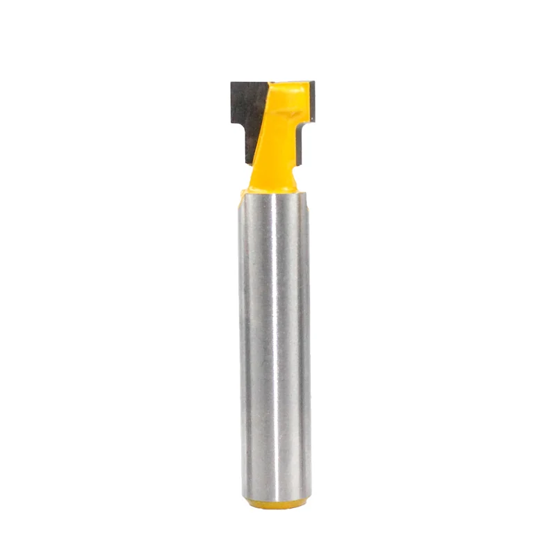 XHYkern 8mm Shank T‑Slot Router Bit Carbide Wood Milling Cutter for Making T‑Groove Jig Fixture Bolt Slot Tool for MDF Plywood