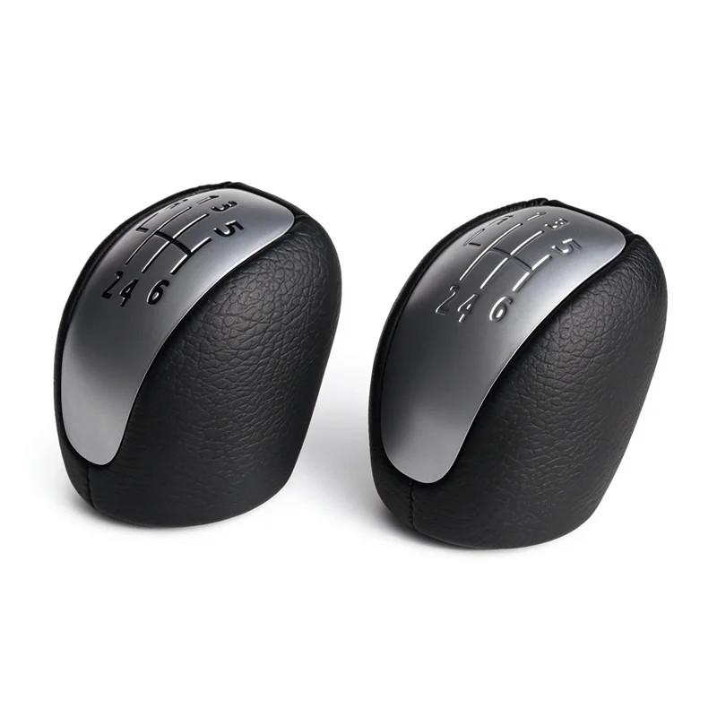 Car Leather 6Speed Gear Shift Knob For Renault Laguna 3 MK3 III 2007-2015 Lever Change Gearbox Shifter Pen Arm Stick Manual MT