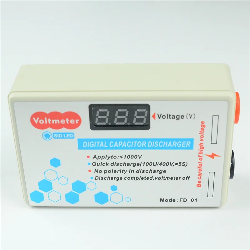 1000V Digital Capacitor Discharger Electronic Repair Tool Digital Capacitor Discharger