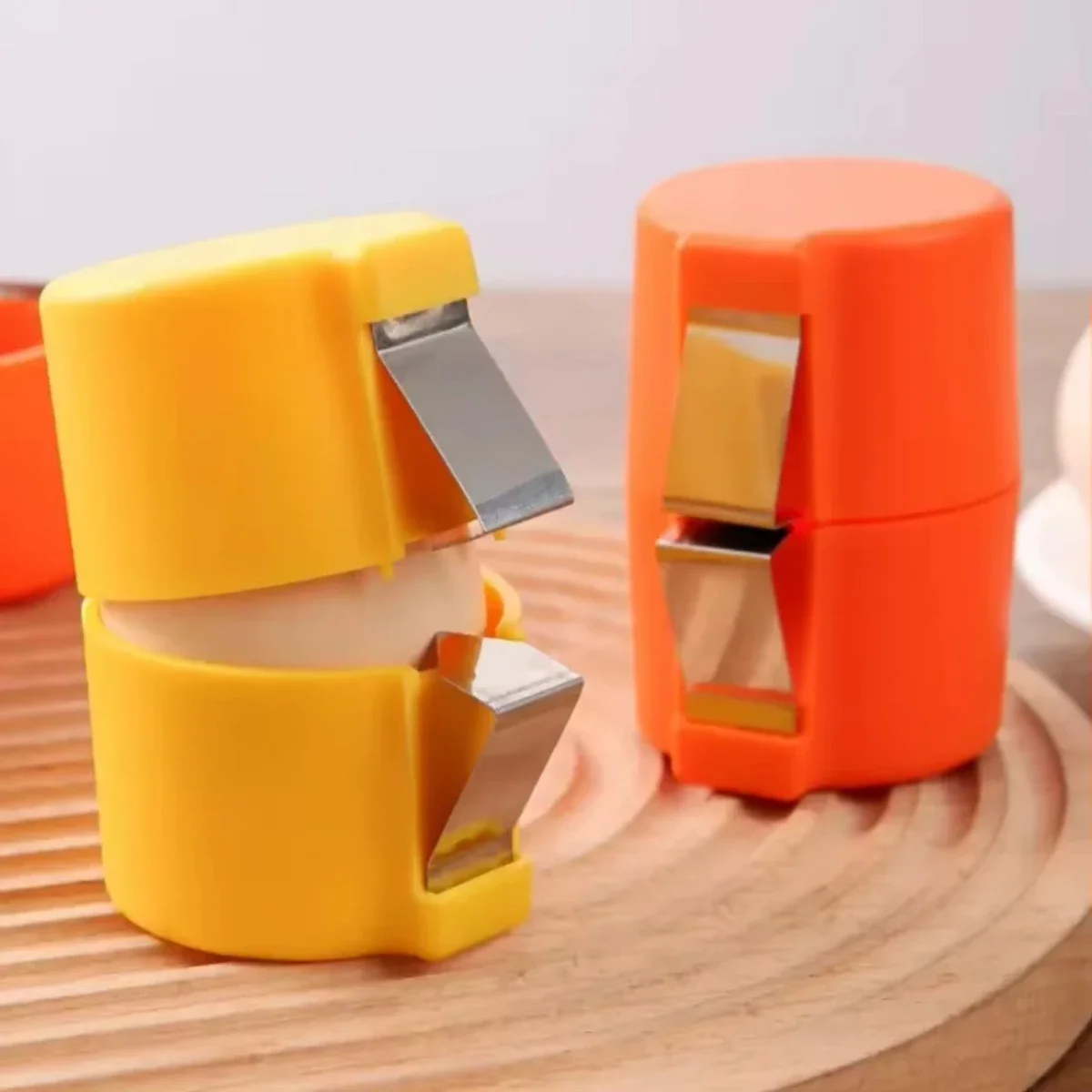 Creative Egg Shell Opener Egg Shell Separator Not Dirty Hands Egg Cracker Tool Kitchen Essentials