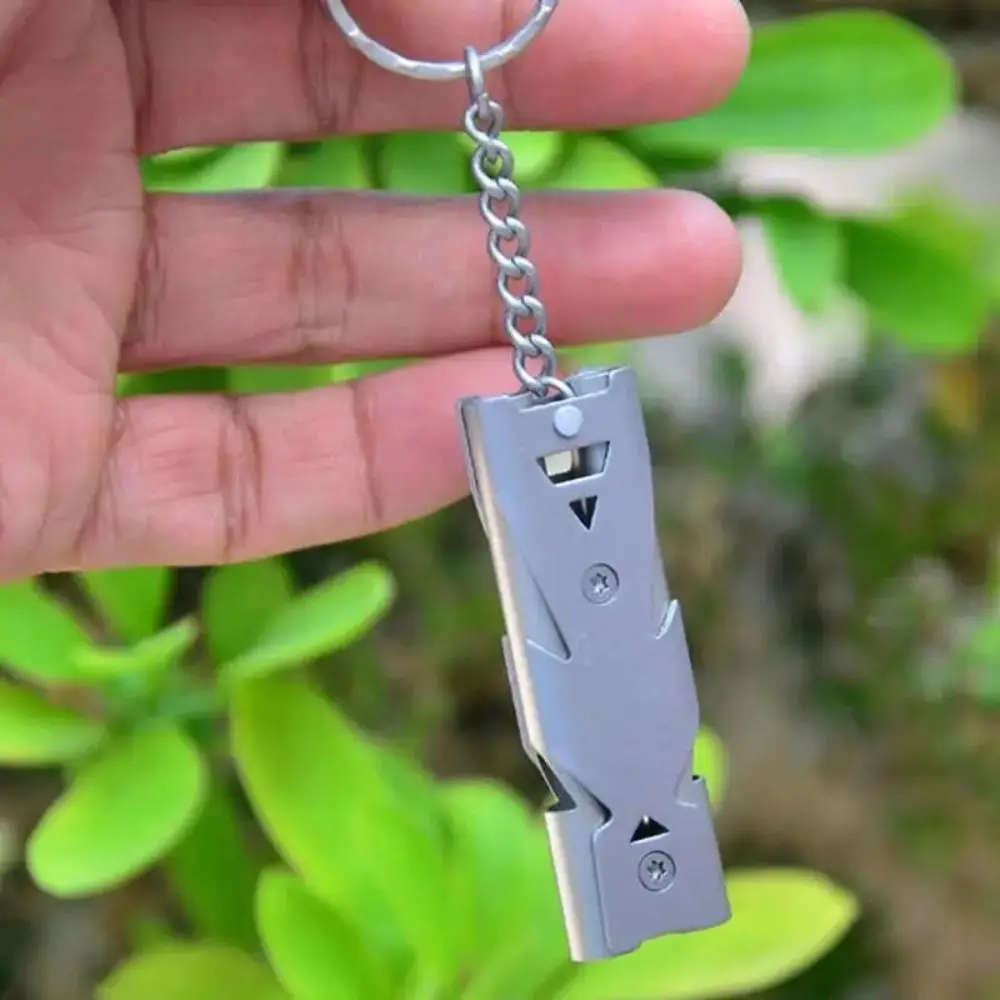 Multi-function Emergency Survival Whistle Loud Sound Lightweight Outdoor Survival Whistle Professional Lifesaving