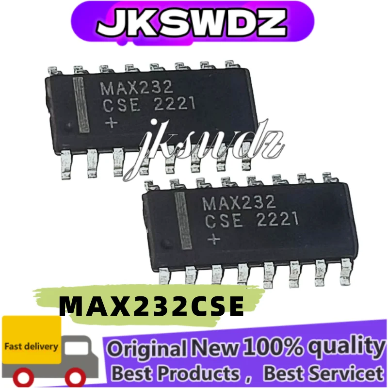 

10 pieces 100% NEW MAX232CSE MAX232 16 Narrow SO 16pin Drive/Receiver SMD